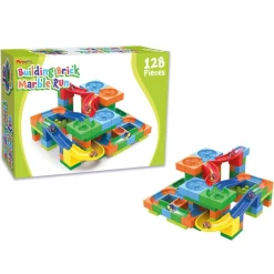 Building Brick Marble Run