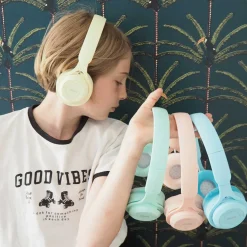 Children’s Wireless Headphones - Yellow Pastel