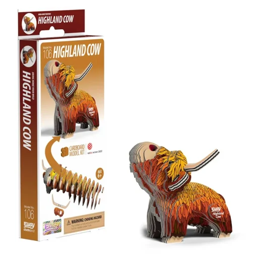 Eugy Puzzle - Highland Cow