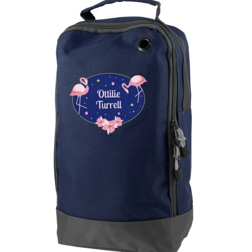 Flamingos Personalised Shoe & Boot Bag