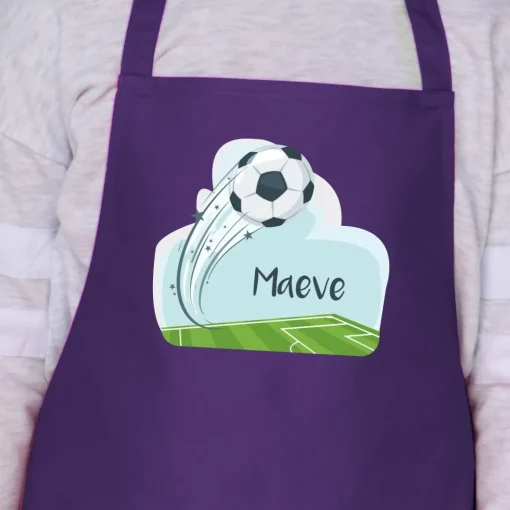 Football Personalised Apron - Age 7-10