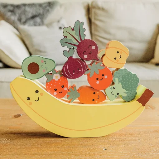 Happy Veggies & Friends Balancing Game