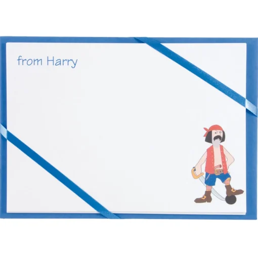 Named Cards - Pirate (Blue)
