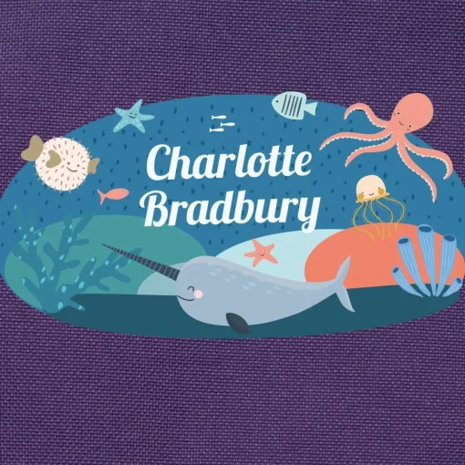 Ocean Life Personalised Pencil Case