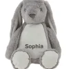 Personalised Bunny Soft Toy (Grey)