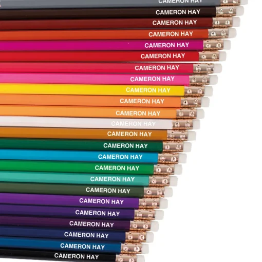 24 Personalised Colouring Pencils