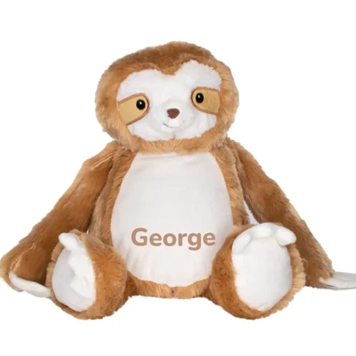 Personalised Sloth Soft Toy