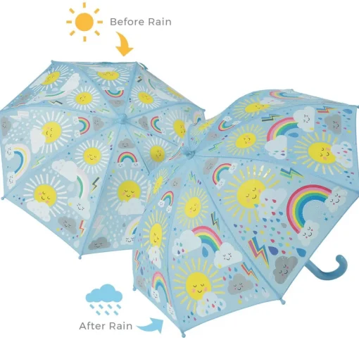 Sun & Clouds Colour Changing Umbrella